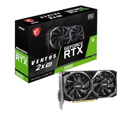 MSI Gaming GeForce RTX 3050 8GB GDRR6 Boost Clock: 1807 MHz - Brand New