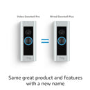 RING VIDEO DOORBELL PLUS - SMART DOORBELL - SATIN NICKEL - Brand New