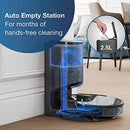 ECOVACS N8+ VACUUM & MOP ROBOT ADVANCED LASER MAPPING AUTO-EMPTY STATION BLACK - Like New