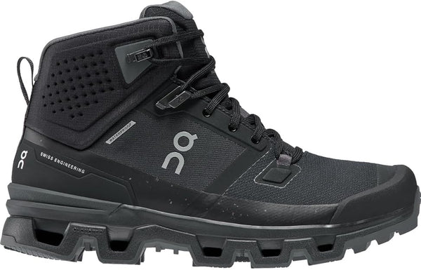 9699991 On Running Men's Cloudrock Waterproof Boots Black/Eclipse 9 Like New