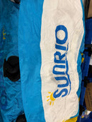 SUNRIO TOWABLE TUBES FOR BOATING, INFLATABLE RIDER - YELLOW-WHITE BLUE - Like New