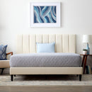 Lucid King Bedframe with Vertical Channeled Headboard — Easy - Scratch & Dent