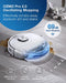DEEBOT ECOVACS DEEBOT T9+ ROBOT VACUUM AND MOP COMBO, 3000PA SUCTION, WHITE - Like New