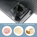 ELITE GOURMET EMT-625B ULTIMATE PRECISION ELECTRIC DELI FOOD MEAT, 7.5” - BLACK - Like New