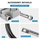 MOTAFAR Boats Steering System Control Cable 13ft Mechanical Rotary Steering Kit - Brand New
