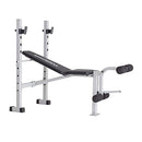 WEIDER PLATINUM STANDARD WEIGHT BENCH FIXED UPRIGHTS LEG DEVELOPER - BLACK - Like New