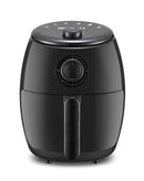 ELITE GOURMET COMPACT SPACE SAVING ELECTRIC HOT AIR FRYER EAF-0201 - BLACK Like New