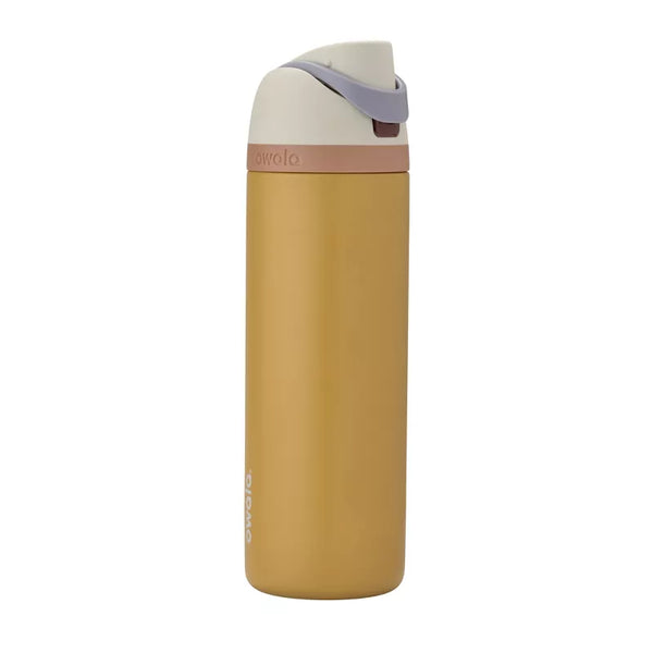 OWALA SPECIAL EDITION 24OZ STAINLESS STEEL INSULATED FREESIP BOTTLE - HONEYCOMB - Like New