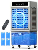 AIRTHRYL LARGE SWAMP COOKER AIR CONDITIONER 2200CFM EVAPORATIVE AIR LARGE- GRAY - Like New