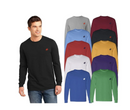 MEN'S PACIFIC POLO CLUB LONG SLEEVE T-SHIRT SOFT BREATHABLE TEES - SIZE: S - RED - Brand New