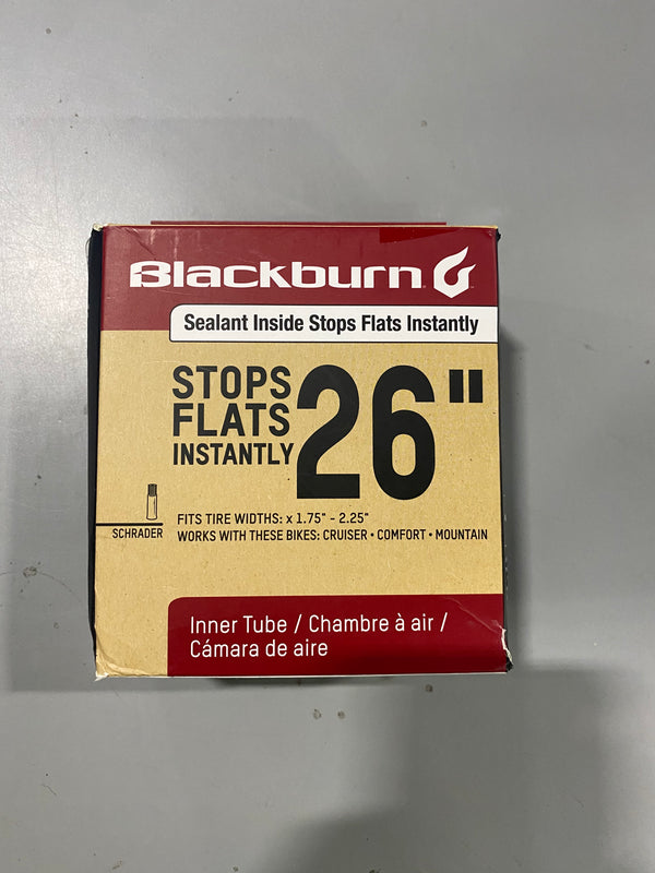 BLACKBURN 26" SELF SEALING BIKE TUBE - BLACK - Like New