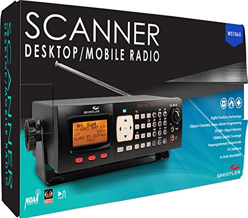 Whistler WS1065 Desktop Digital Scanner,Black - Like New