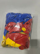 UNIQUER PRINCESS CY254 BALOONS - RED, YELLOW, BLUE, GOLD - Brand New