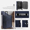 U.S. Traveler Anzio Softside Expandable Spinner Luggage 3-Piece Set - NAVY Like New