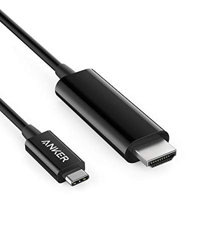 ANKER USB C TO HDMI CABLE FOR HOME OFFICE, 6FT TYPE C TO HDMI ADAPTER, 4K- BLACK - Like New