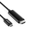 ANKER USB C TO HDMI CABLE FOR HOME OFFICE, 6FT TYPE C TO HDMI ADAPTER, 4K- BLACK - Like New