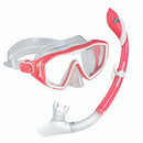 U.S. Divers Diva 1 Lx/Island Dry Adult Silicone Mask Combo, Coral - Brand New