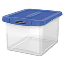 BANKERS BOX FELLOWES HEAVY DUTY WATER REINFORCED CORNER FEL0086201 -BLUE/CLEAR - Like New