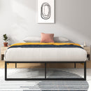 ZINUS LORELEI 14 INCH METAL PLATFORM BED FRAME QUEEN OLB-SMPB-14QS-BLK - BLACK - Like New