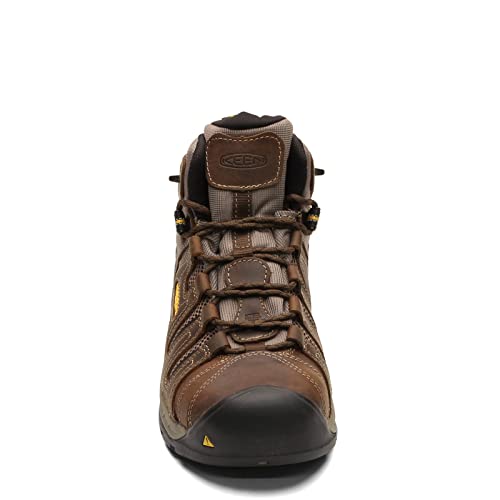 1023228EE KEEN UTILITY MEN FLINT 2 MID HEIGHT STEEL TOE BREATHABLE BOOT 9.5W - Like New