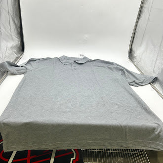 AUTHENTIC GALAXY BY HARVIC COTTON T-SHIRT UNIFORM - SIZE: MEN 3XL - HEATHER GRAY - Brand New