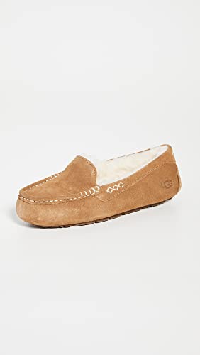 1106878 UGG WOMEN'S ANSLEY SLIPPER - SIZE 7 (JP W24) - CHESTNUT - Like New