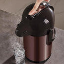 PARACITY UPGRADED AIRPOT COFFEE CARAFE DOUBLE PUMP 84OZ/2.5L STAINLESS STEEL - Like New