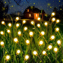 FOAMICHI Solar Garden Lights, 4 Pack Firefly Garden Lights Solar Outdoor - Like New