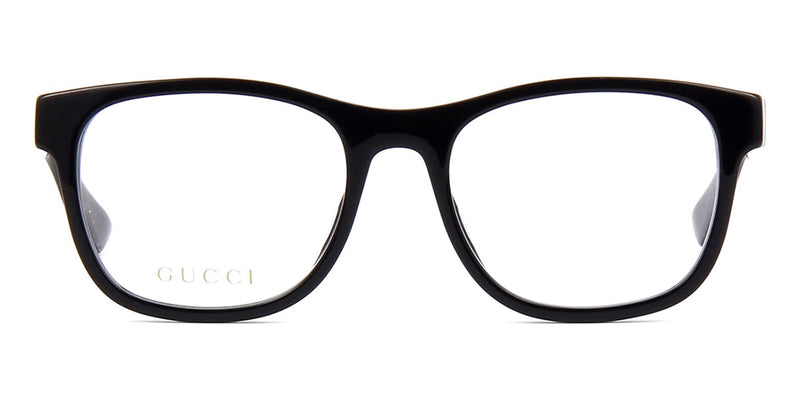 GUCCI GG0004O 001 FULL RIM RECTANGLE GLASSES, 53MM - BLACK - Like New