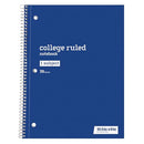 JUST BASICS® WIREBOUND NOTEBOOK 8 X 10-1/2 COLLEGE RULE 70 SHEETS PACK OF 6 - Brand New