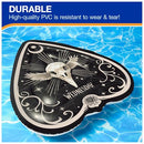 SWIMWAYS WEDNESDAY OVERSIZED POOL FLOAT FOR AGES 14+ - BLACK/WHITE - Like New