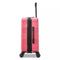 AMERICAN TOURISTER NXT CHECKERED HARDSIDE CARRY ON SPINNER 22 - FLAMINGO PINK - Like New