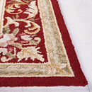 SAFAVIEH Chelsea Collection Entryway Runner Rug 2'6"x 10' Ivory & Burgundy - Brand New