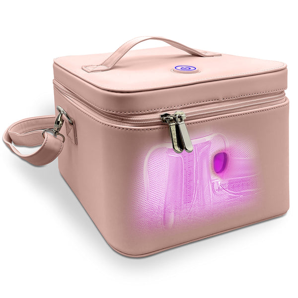 SERENELIFE INSULATED BABY BOTTLE BAG, BREASTMILK COOLER, 6 TALL BOTTLES - PINK - Like New