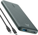 ANKER POWERCORE SLIM 10000 PD GREEN, 10000MAH PORTABLE USB-C - MIDNIGHT GREEN - Like New