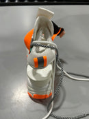SAYT RLAE CHUNKY PLATFORM WEDGE SANDALS WHITE MESH UPPER - WHITE,ORANGE - Like New