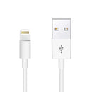 APPLE MFI CERTIFIED LIGHTNING TO USB CABLE 1M/3.3FT, ORIGINAL CERTIFIED - WHITE - Like New