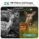 Cellular Trail Camera 4G Unlimited Data Plan Built-in SIM Card 2K Live Feed - Like New