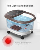 RENPHO Foot Spa Bath Massager Motorized with Heat and Massage and Jets Brown - Brand New