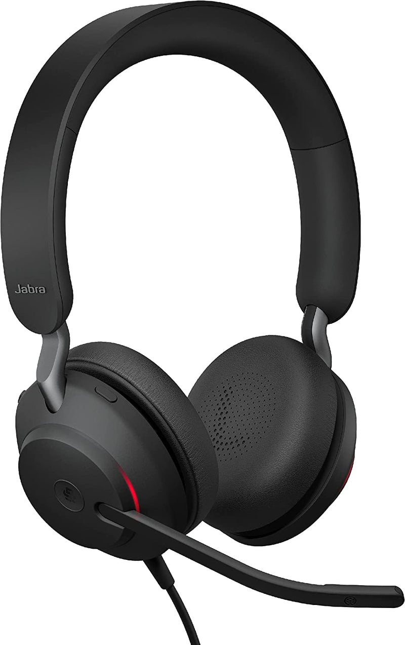 Jabra Evolve2 40 USB-C MS Teams Stereo Headset 24089-999-899 - Black - Brand New