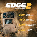 MOULTRIE EDGE 2 CELLULAR TRAIL CAMERA SCOUT HD PHOTOS 1080P VIDEO MULTI-CARRIER - Like New