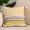 BLUE PAGE BOHO TUFTED DECORATIVE THROW PILLOW COVERS 22 X 22 INCHES - YELLOW - Like New