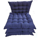 JAMSSUN Chair Cushions for Dining Chairs 4 Pack,Navy,15.5X15.5 inches - Brand New