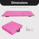 Signature Fitness Three Fold Folding Exercise Mat Gymnastics B07WCD3J8H - Pink - Brand New