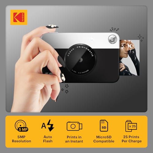 KODAK PRINTOMATIC FULL-COLOR INSTANT PRINT DIGITAL CAMERA - Scratch & Dent