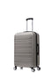 Rockland Irvine Hardside Spinner Wheel Luggage, Silver, 19", 23", 27" Like New