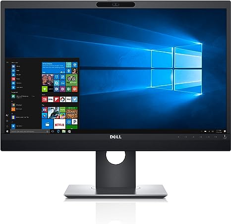 Dell 23.8" FHD Monitor Video Conference LED LIT P2418HZ - Black Like New