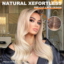 KOME Ombre Blonde Layered Wave 13x4 Synthetic Lace Front Wig 26IN - NEW - Brand New