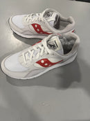 SAUCONY ORIGINALS SHADOW 6000 PREMIUM - SIZE: MEN 9.5 - WHITE/RED - Like New