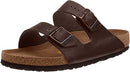 0051701 Birkenstock Unisex Arizona Sandal, Dark Brown, Size 4 MEN / 6 WOMEN - Like New